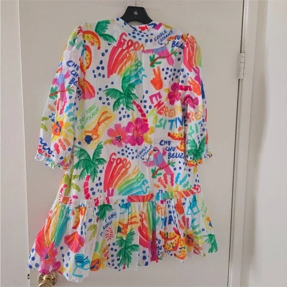 Farm Rio Good Vibes Minidress - Picture 6 of 6